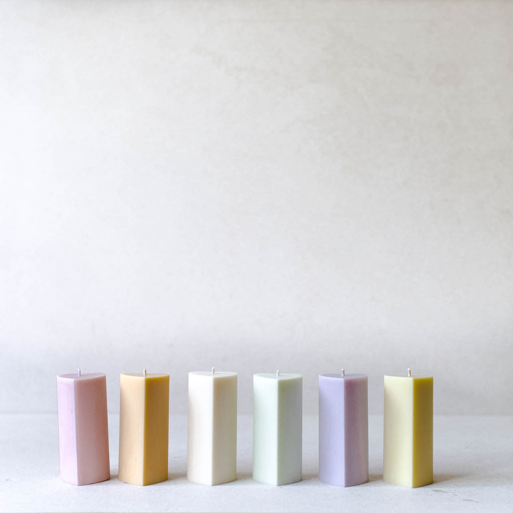 Heart Shaped Pillar Candle