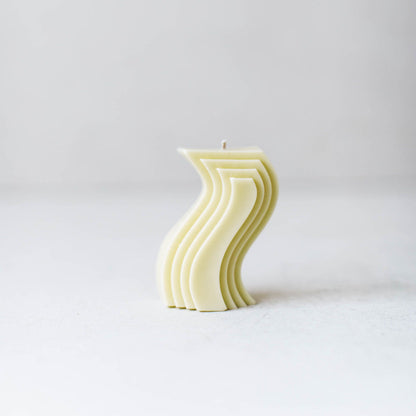 Wavy S-shaped Candle